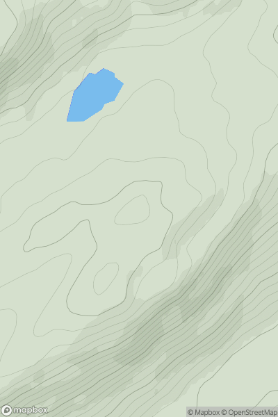 Thumbnail image for Creag Mhor [Oban to Loch Fyne] [NN035044] showing contour plot for surrounding peak